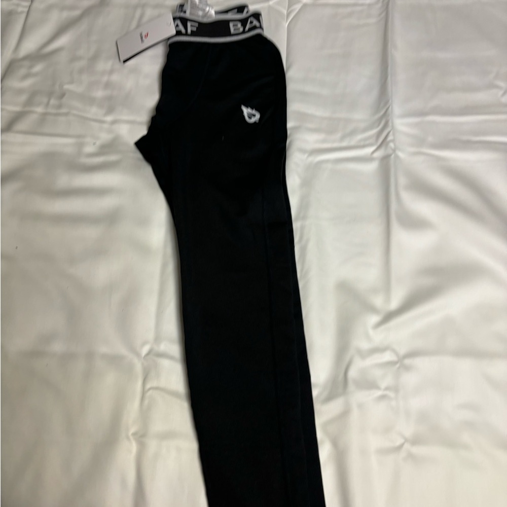 Baleaf boys thermal fleece leggings black size S